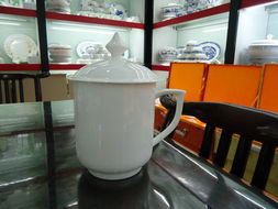 生产陶瓷茶杯 青花瓷茶杯 会议纪念陶瓷茶杯