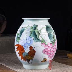 省级名师手作景德镇陶瓷花瓶
